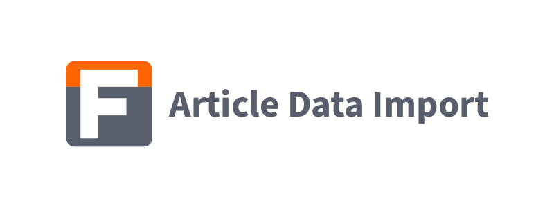 article data import